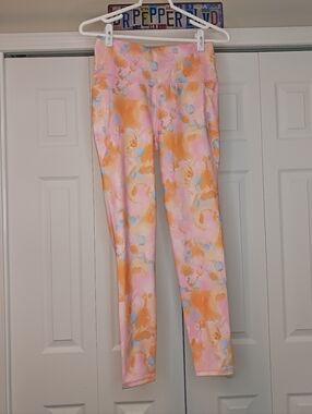 2/$20 - NWT Ideology Orange/Pink Leggings Size S